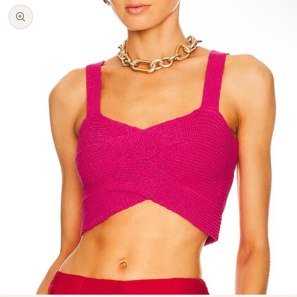 Cult Gaia Pink Knit Women's Top